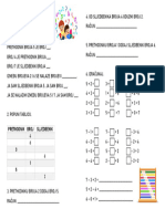 Brojevi Prve Stotice, Desetice I Jedinice | PDF