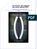 Instant Download Corporate Culture The Ultimate Strategic Asset Ebook PDF PDF Scribd
