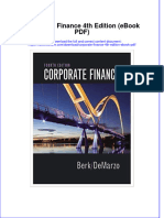 Instant Download Corporate Finance 4th Edition Ebook PDF PDF Scribd