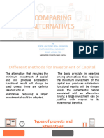 Chapter 7 Comparing Alternatives