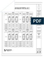 Penulangan Balok Portal As 2: Balok Section Balok Section