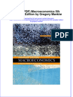Full Download Ebook Ebook PDF Macroeconomics 5th Canadian Edition by Gregory Mankiw PDF