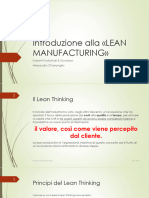 01 - Introduzione Alla Lean Manufacturing
