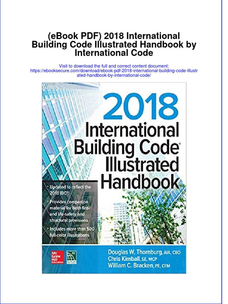 Instant Download Ebook PDF 2018 International Building Code Illustrated