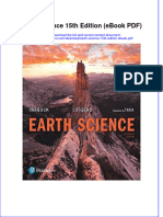 Instant Download Earth Science 15th Edition Ebook PDF PDF Scribd