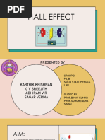 HALL EFFECT Presentation