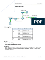 Packet Tracer - Configuring RIPng Instructions