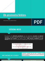 Els Pronoms Febles - 3r ESO