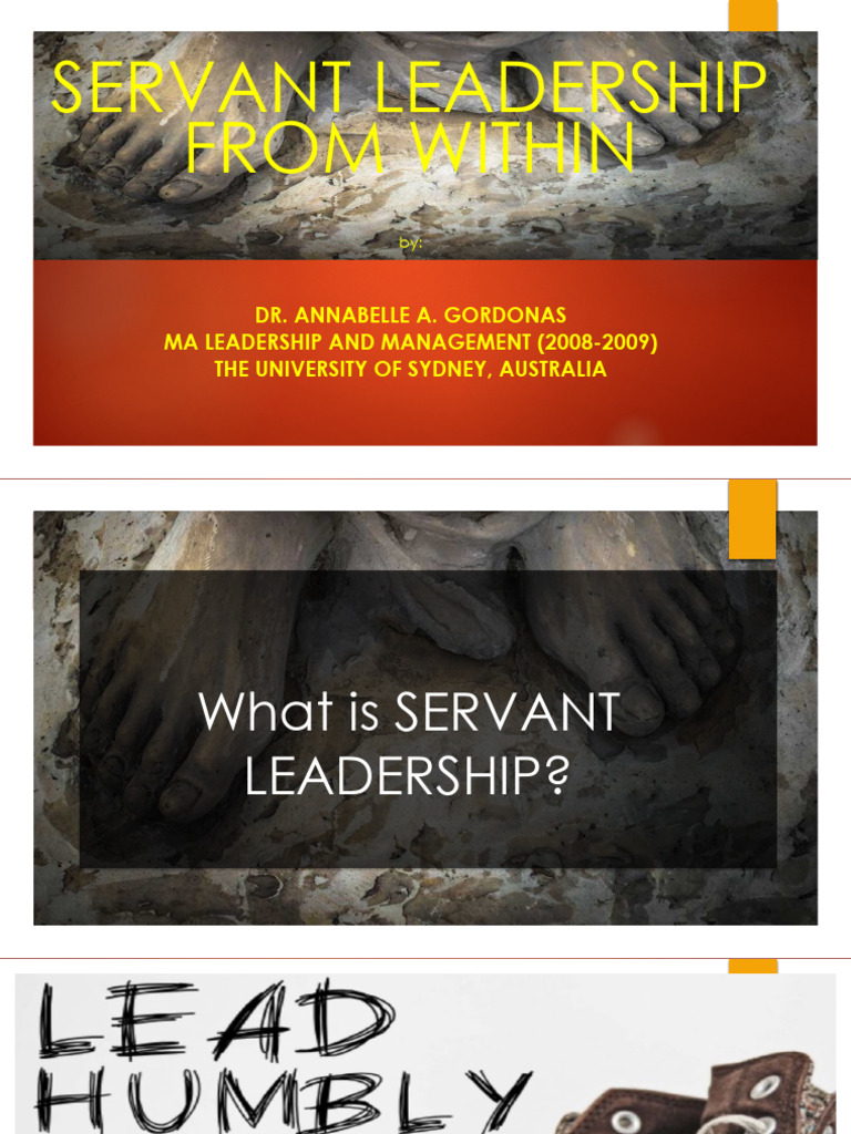 Servant Leadership Principles Explained | PDF | Servant Leadership