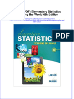 Instant Download Ebook PDF Elementary Statistics Picturing The World 6th Edition PDF Scribd
