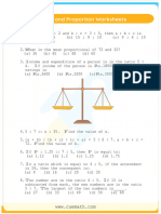 Ratio and Proportion Worksheet 2