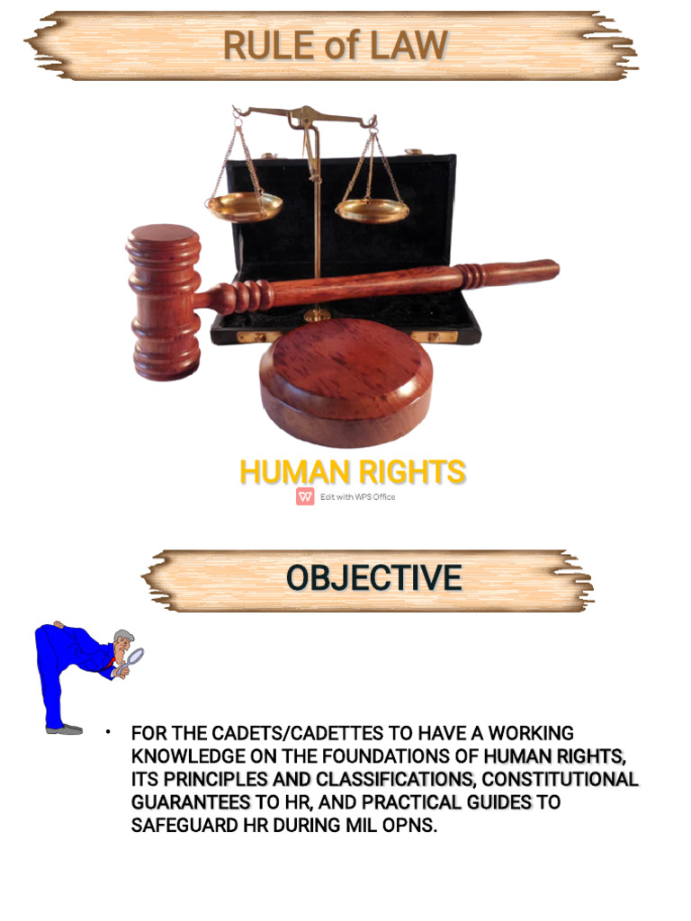 RULE of LAW HUMAN RIGHTS | PDF | Detention (Imprisonment) | Search And ...