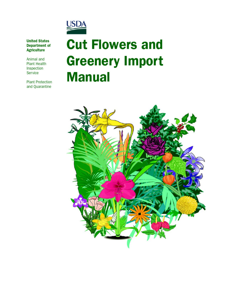 Cut Flowers and Greenery Import Guide | PDF | Cites | Endangered ...