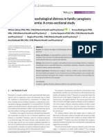 The Experience of Psychological Distress in Family Caregivers