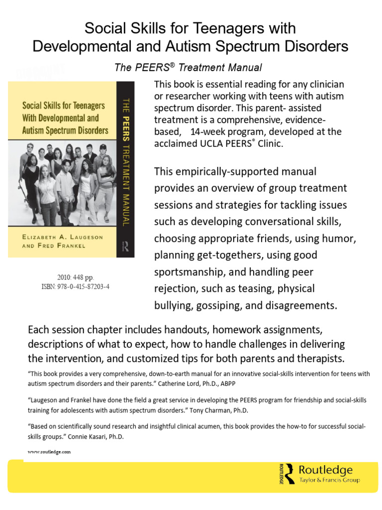 15 PEERS Treatment Manual Flyer PDF Debit Card Cheque