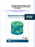 Instant Download Ebook PDF Engineering Analysis With Solidworks Simulation 2018 by Paul Kurowski PDF Scribd