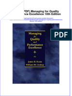 Full Download Ebook Ebook PDF Managing For Quality Performance Excellence 10th Edition PDF