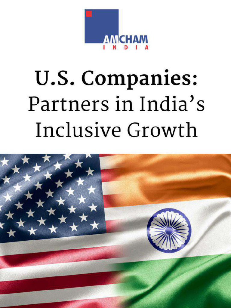 AMCHAM Compendium US Companies Partners in Indias Inclusive Growth ...