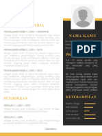 Template CV Word Gratis Bahasa Indonesia