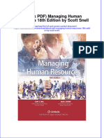 Full Download Ebook Ebook PDF Managing Human Resources 18th Edition by Scott Snell PDF