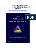 Full Download Ebook Ebook PDF Managing Human Resources 12th Edition by Susan e Jackson PDF