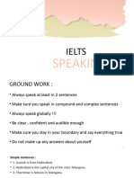 IELTS - Speaking