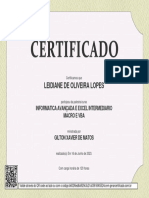 Certificado - LEIDIANE DE OLIVEIRA LOPES
