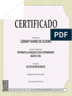 Certificado LEIDIANY SOARES de OLIVEIRA