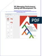 Full Download Ebook Ebook PDF Managing Performance Through Training and Development 7th PDF