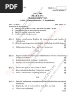 Be - Electronics and Telecommunication Engineering - Semester 7 - 2022 - November - Cloud Computing CC Pattern 2019