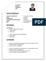 Curriculum Javier Diaz Ramos