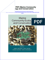 Full Download Ebook Ebook PDF Marine Community Ecology and Conservation PDF
