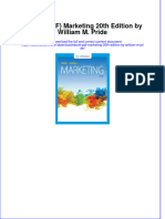 Full Download Ebook Ebook PDF Marketing 20th Edition by William M Pride PDF