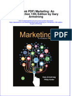 Full Download Ebook Ebook PDF Marketing An Introduction 13th Edition by Gary Armstrong PDF