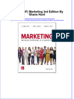 Full Download Ebook Ebook PDF Marketing 3rd Edition by Shane Hunt PDF