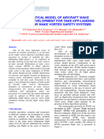 Mathematical Model of Aircraft Wake Vortices Development For Take-Off - Landing Phases For Wake Vortex Safety Systems