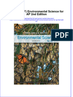 Instant Download Ebook PDF Environmental Science For AP 2nd Edition PDF Scribd