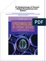 Instant Download Ebook PDF Epidemiology of Chronic Disease Global Perspectives 2nd Edition PDF Scribd