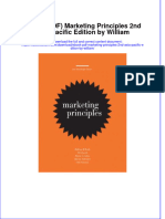 (Ebook PDF) Marketing Principles 2Nd Asia Pacific Edition by William
