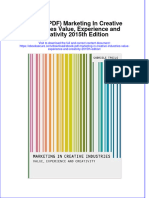 Full Download Ebook Ebook PDF Marketing in Creative Industries Value Experience and Creativity 2015th Edition PDF