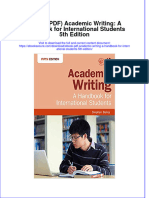 Instant Download Ebook PDF Academic Writing A Handbook For International Students 5th Edition PDF Scribd