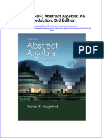 Instant Download Ebook PDF Abstract Algebra An Introduction 3rd Edition PDF Scribd