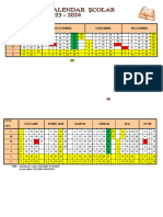 Calendar Scolar 2023-2024 Bujoru 2 Exemplare