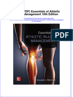 Instant Download Ebook PDF Essentials of Athletic Injury Management 10th Edition PDF Scribd
