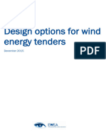 EWEA Design Options For Wind Energy Tenders