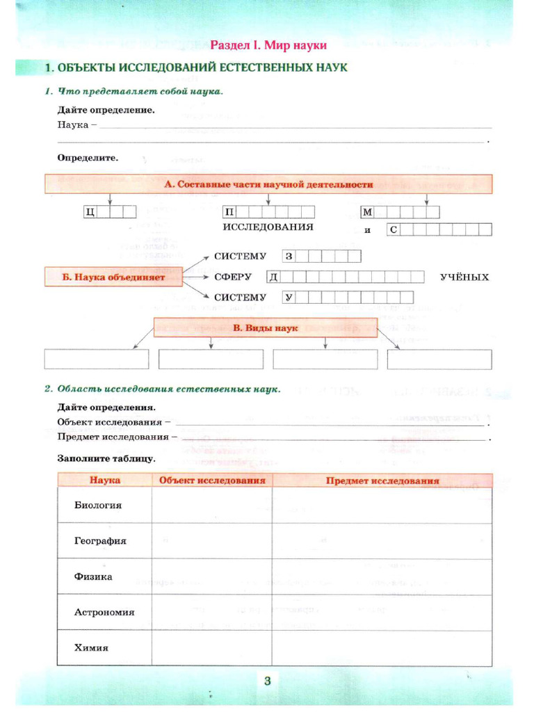 Рабочая Тетрадь Естествознание 6 Кл 2 Части | PDF