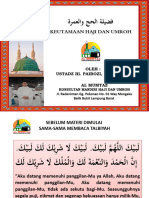 Keutamaan Haji Dan Umroh