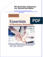 Instant download eBook PDF Essentials of Business Research Second 2nd Edition pdf scribd