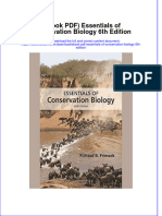 Instant download eBook PDF Essentials of Conservation Biology 6th Edition pdf scribd