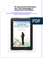 Instant Download Ebook PDF Accounting Information Systems The Crossroads of Accounting and It 2nd Edition PDF Scribd